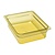 Cambro Plastic Gastronorm Pan 1/2 100 mm, Yellow-Transparent, High Temperature Resistant