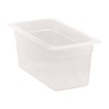 XXLselect Polypropylene Gastronorm Pan 1/3 150 mm, Transparent XXLselect Polypropylene Gastronorm Pan 1/3 150 mm, Transparent