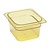 Cambro Plastic Gastronorm Pan 1/6 100 mm, Yellow-Transparent, High Temperature Resistant