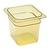 Cambro Plastic Gastronorm Pan 1/6 150 mm, Yellow-Transparent, High Temperature Resistant