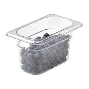 Cambro Copolymer Gastronorm Pan 1/9 100 mm, Transparent Cambro Copolymer Gastronorm Pan 1/9 100 mm, Transparent