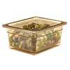 Cambro Plastic Gastronorm Lid 1/2, Transparent-Yellow High Temperature Resistant Cambro Plastic Gastronorm Lid 1/2, Transparent-Yellow High Temperature Resistant
