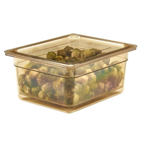 Cambro Plastic Gastronorm Lid 1/2, Transparent-Yellow High Temperature Resistant Cambro Plastic Gastronorm Lid 1/2, Transparent-Yellow High Temperature Resistant