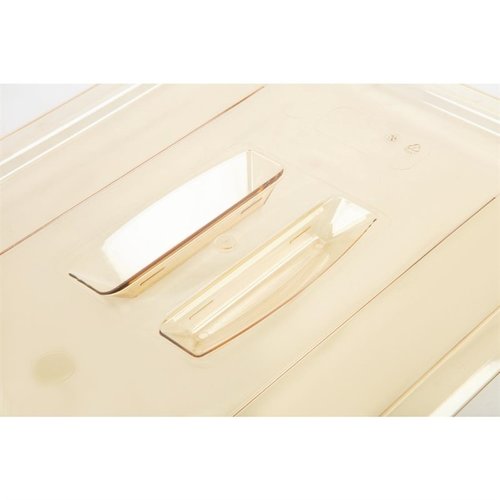 Cambro Plastic Gastronorm Lid 1/2, Transparent-Yellow High Temperature Resistant Cambro Plastic Gastronorm Lid 1/2, Transparent-Yellow High Temperature Resistant