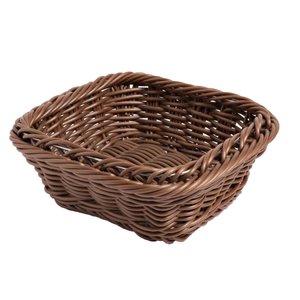 TOM-GAST Basket GN 1/6, polirattan, brown VERLO TOM-GAST Basket GN 1/6, polirattan, brown VERLO