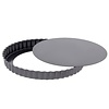 de BUYER Round fluted tart mould loose base, ? 24 cm DE BUYER