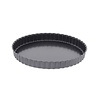 de BUYER Round fluted tart mould loose base, ? 24 cm DE BUYER