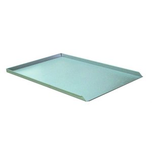 TOM-GAST Baking tray, 3 rant, straight edges 1,5 mm, aluminum