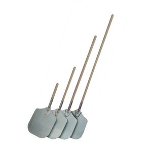 TOM-GAST Aluminium Pizza Peel 406x457x770 mm, Rectangular with Wooden Handle