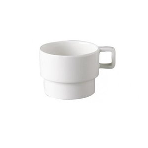Rak Stackable White Espresso Cup 90 ml, Nordic Rak Stackable White Espresso Cup 90 ml, Nordic