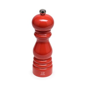 PEUGEOT Wooden Pepper Mill 180 mm, Poppy Red