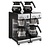 BRAVILOR BONAMAT Filter Coffee Machine with 4 Decanters, 24 L/h, 3,46 kW