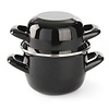 Hendi Enameled Mussels Pot with Lid 0,3 L Ø 100 mm
