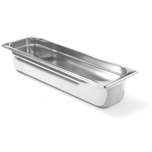 Hendi Stainless Steel Gastronorm Container 2/4 20 mm Hendi Stainless Steel Gastronorm Container 2/4 20 mm