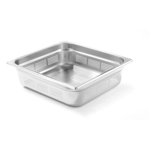 Hendi Pojemnik GN 2/3 40 mm ze stali nierdzewnej, perforowany Hendi Pojemnik GN 2/3 40 mm ze stali nierdzewnej, perforowany