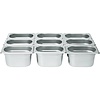 Hendi Stainless Steel Gastronorm Container 1/9 65 mm Hendi Stainless Steel Gastronorm Container 1/9 65 mm