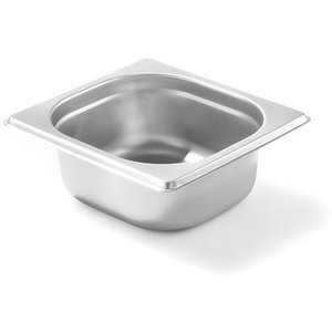 Hendi Stainless Steel Gastronorm Container 1/6 65 mm Hendi Stainless Steel Gastronorm Container 1/6 65 mm