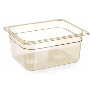 Hendi Pojemnik GN 1/2 65 mm z grilamidu, transparentno-żółty odporny na wysokie temperatury Hendi Pojemnik GN 1/2 65 mm z grilamidu, transparentno-żółty odporny na wysokie temperatury