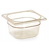 Hendi Grilamid Gastronorm Container 1/6 65 mm, Transparent-Yellow High Temperature Resistant Hendi Grilamid Gastronorm Container 1/6 65 mm, Transparent-Yellow High Temperature Resistant