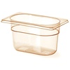 Hendi Grilamid Gastronorm Container 1/9 65 mm, Transparent-Yellow High Temperature Resistant Hendi Grilamid Gastronorm Container 1/9 65 mm, Transparent-Yellow High Temperature Resistant