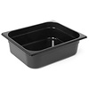 Hendi Polycarbonate Gastronorm Container 1/2 65 mm, Black Hendi Polycarbonate Gastronorm Container 1/2 65 mm, Black