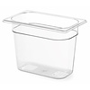 Hendi Polycarbonate Gastronorm Container 1/4 65 mm, Transparent