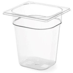 Hendi Polycarbonate Gastronorm Container 1/6 65 mm, Transparent Hendi Polycarbonate Gastronorm Container 1/6 65 mm, Transparent
