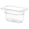 Hendi Polycarbonate Gastronorm Container 1/9 65 mm, Transparent
