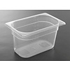 Hendi Polypropylene Gastronorm Container 1/4 100 mm, Transparent
