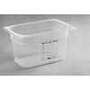 Hendi Polypropylene Gastronorm Container 1/4 65 mm, Transparent