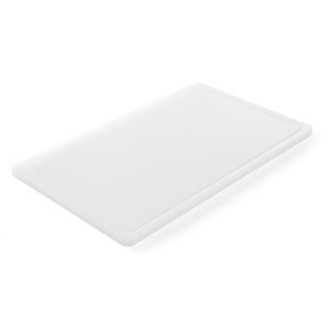 Hendi Polyethylene Cutting board HACCP GN 1/1 White with Cutout