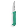 Hendi Peeling Knife 90 mm, HACCP Green
