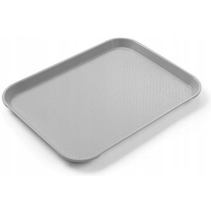 Hendi Fast Food Polypropylene Rectangular Serving Tray 305 x 415 mm Grey