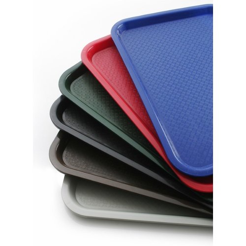 Hendi Prostokątna taca do serwowania Fast Food 350 x 450 mm z polipropylenu, szara Hendi Prostokątna taca do serwowania Fast Food 350 x 450 mm z polipropylenu, szara