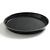 Hendi Polypropylene Round Non-Slip Serving Tray Ø 320 mm with Rim Black