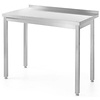 XXLselect Stół roboczy przyścienny - skręcany z rantem, o wym. 800x600x850 mm
