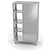 XXLselect Pass-through wardrobe with sliding doors - bolted, dimensions 800x500x (H) 1800 mm