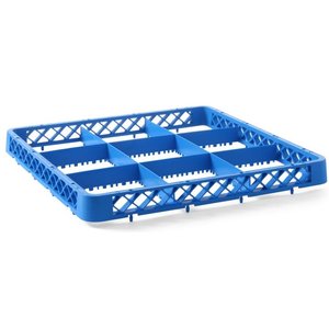 Hendi Blue Dishwasher Glass Rack Extender 9 compartments / 500 x 500 x 45 mm