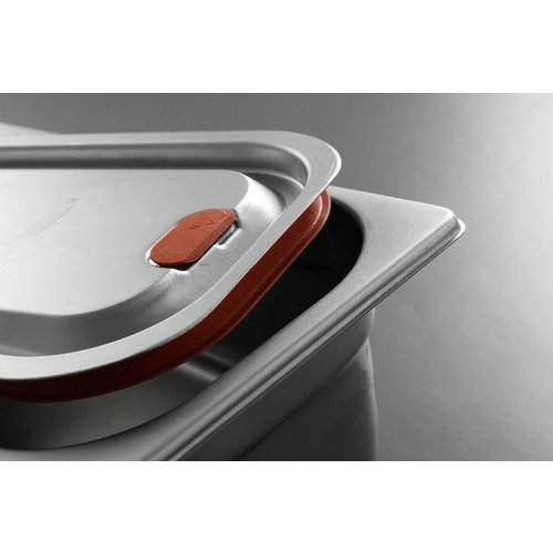 Hendi Pokrywka GN 1/6 ze stali nierdzewnej z uszczelką Hendi Pokrywka GN 1/6 ze stali nierdzewnej z uszczelką