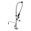 XXLselect Single Hole Deck Mounted Pre-Rinse Faucet with Spout, Knobs and Slide Heads