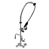XXLselect Wall Mounted Pre-Rinse Faucet with Spout, Knobs and Slide Heads