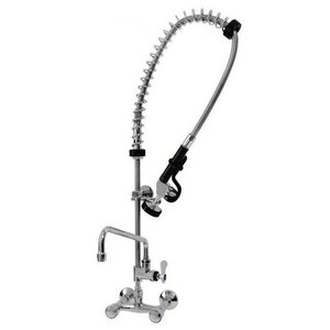 XXLselect Wall Mounted Pre-Rinse Faucet with Spout, Knobs and Slide Heads XXLselect Wall Mounted Pre-Rinse Faucet with Spout, Knobs and Slide Heads