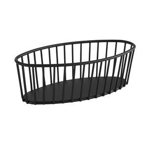 APS Kosz owalny czarny | 21 x 10 cm, h: 7 cm APS Kosz owalny czarny | 21 x 10 cm, h: 7 cm