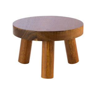 APS Stojak bufetowy z drewna akacjowego | Ø 15 cm, h: 10 cm APS Stojak bufetowy z drewna akacjowego | Ø 15 cm, h: 10 cm
