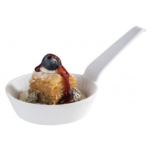 APS Miska z rączką z melaminy 0,07L | biała