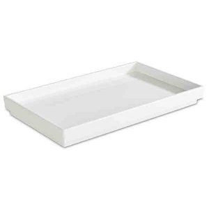 APS Taca GN z melaminy | biała | GN 1/4 APS Taca GN z melaminy | biała | GN 1/4