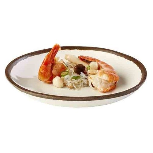 APS Shallow Melamine Plate, Ø205 mm, 500 ml, Crocker, Creamy APS Shallow Melamine Plate, Ø205 mm, 500 ml, Crocker, Creamy