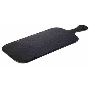 APS Taca prostokątna z uchwytem | imitacja łupka | 40 x 20 cm, H: 1,5 cm APS Taca prostokątna z uchwytem | imitacja łupka | 40 x 20 cm, H: 1,5 cm