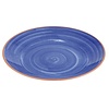 APS Shallow Melamine Plate, Ø320 mm, La Vida, Imitation Terracotta, Blue