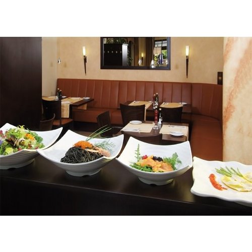 APS Miska kwadratowa z melaminy | biała | 32,5 x 32,5 cm, H: 12 cm APS Miska kwadratowa z melaminy | biała | 32,5 x 32,5 cm, H: 12 cm